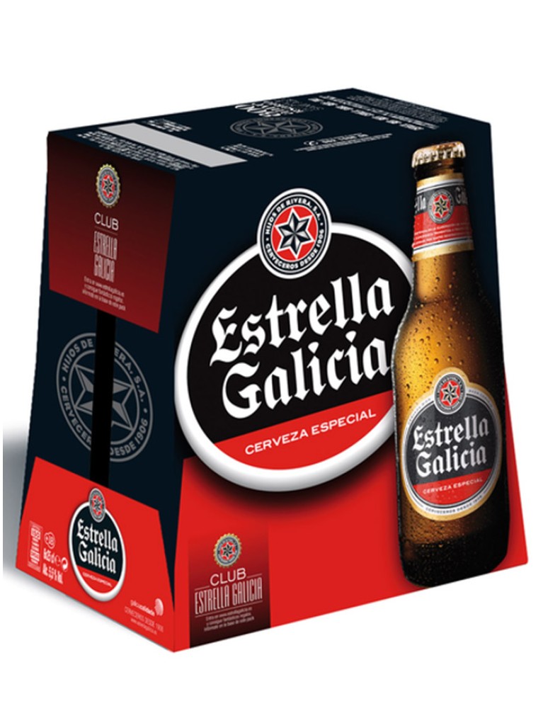 Comprar Cerveza Estrella Galicia 20cl Pack 6 Unidades 】 barata online🍾